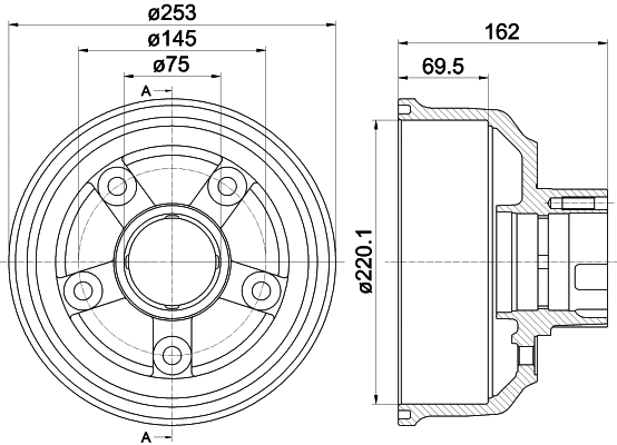 Brake Drum (MBD350)