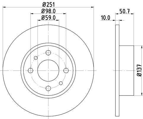 Brake Disc (MDC389)