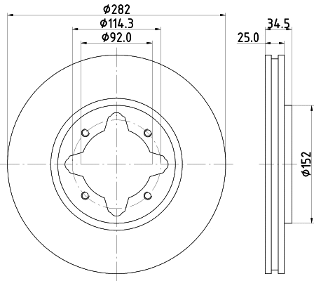 Brake Disc (MDC1001)