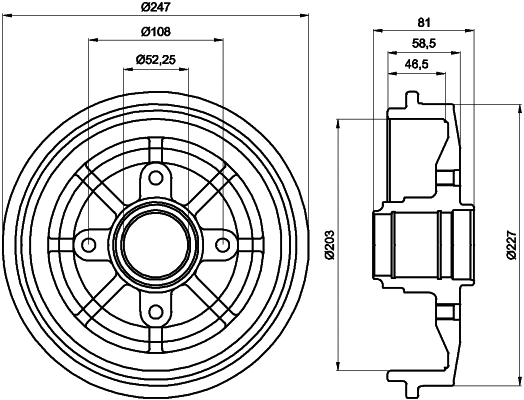 Brake Drum (MBD056)