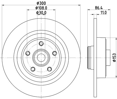 Brake Disc (MDC1889)