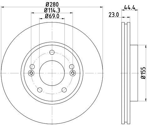Brake Disc (MDC2393)