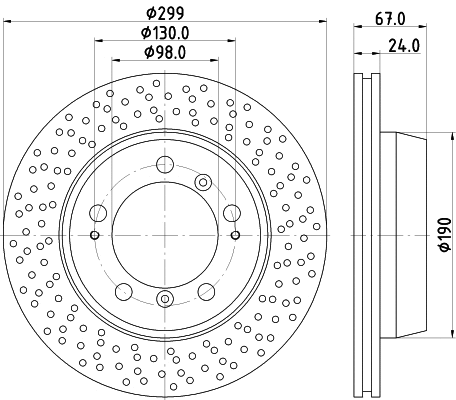 Brake Disc (MDC1918)
