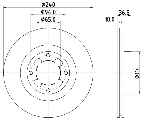 Brake Disc (MDC805)