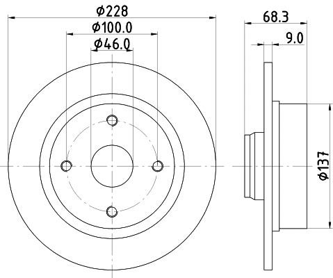 Brake Disc (MDC733)