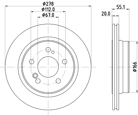 Brake Disc (MDC3034C)