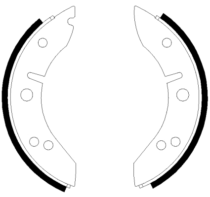 Brake Shoe Set (MLR2)