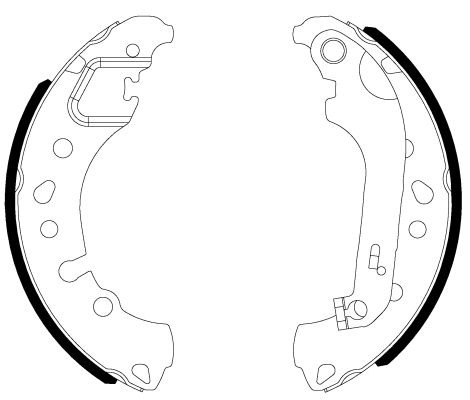 Brake Shoe Set (MFR761)