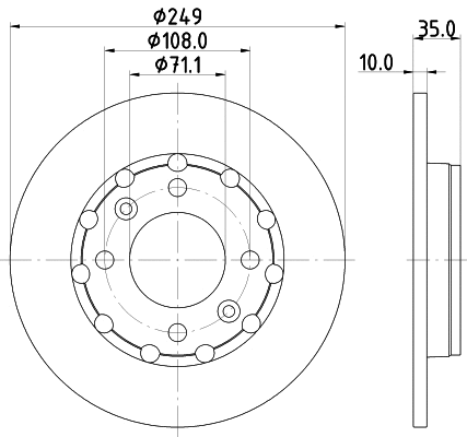 Brake Disc (MDC2992C)