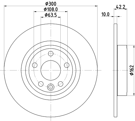 Brake Disc (MDC2822C)
