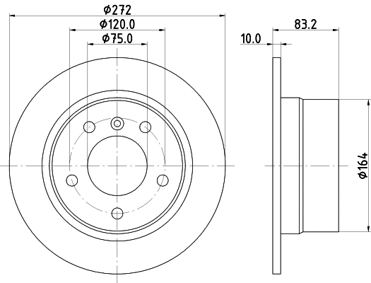 Brake Disc (MDC1327)