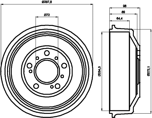 Brake Drum (MBD041)