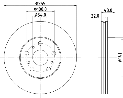 Brake Disc (MDC717)