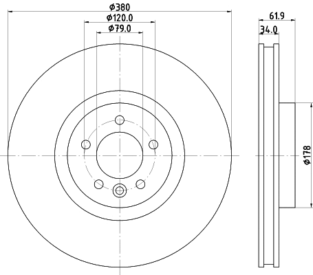 Brake Disc (MDC2334C)
