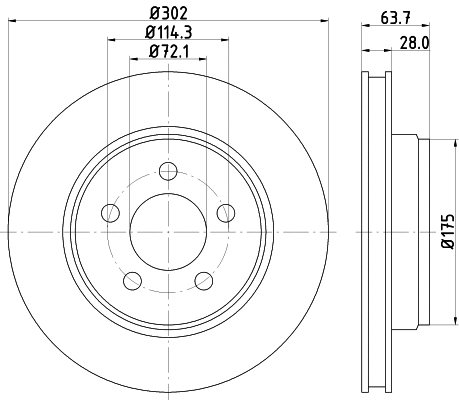 Brake Disc (MDC2501)