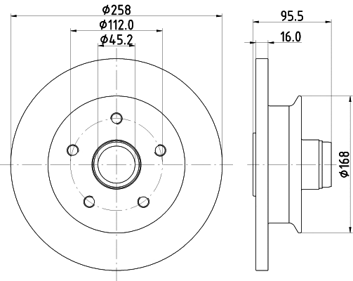 Brake Disc (MDC911)
