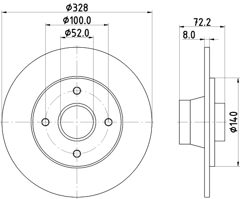Brake Disc (MDC703)