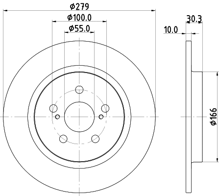 Brake Disc (MDC2553)