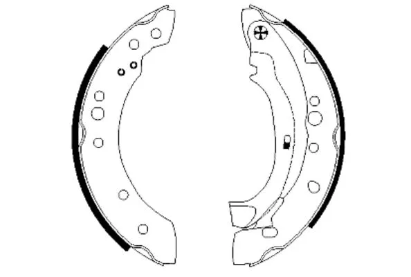 Brake Shoe Set (MFR590)