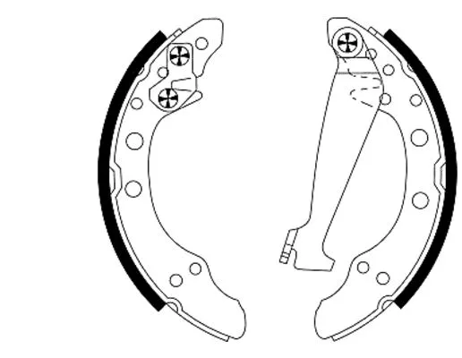 Brake Shoe Set (MFR373)