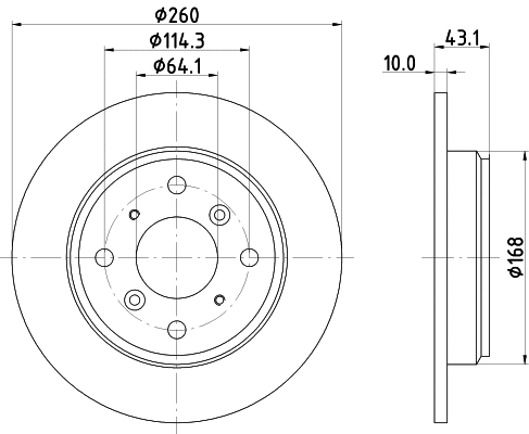 Brake Disc (MDC783)