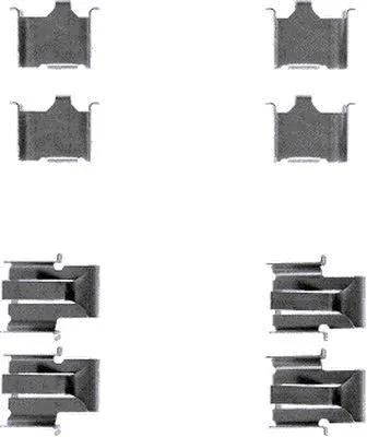 Accessory Kit, disc brake pad (MBA1078)