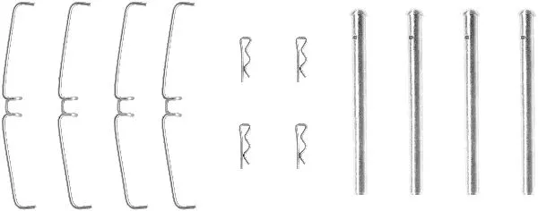 Accessory Kit, disc brake pad (MBA965)