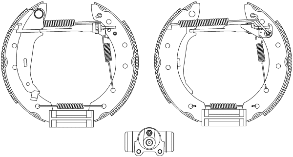 Brake Shoe Set (MSP088)