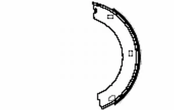 Brake Shoe Set, parking brake (MFR346)