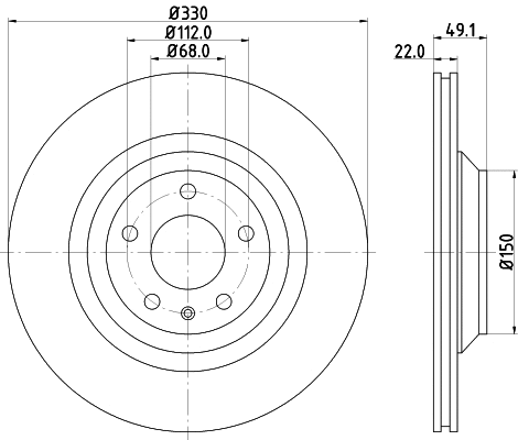 Brake Disc (MDC2249)