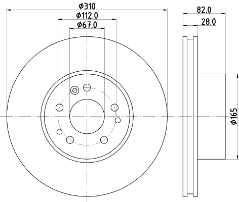 Brake Disc (MDC764)