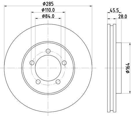 Brake Disc (MDC884)