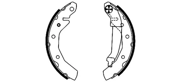 Brake Shoe Set (MFR447)