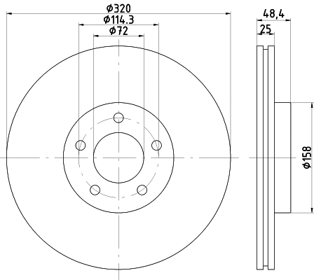 Brake Disc (MDC2340)
