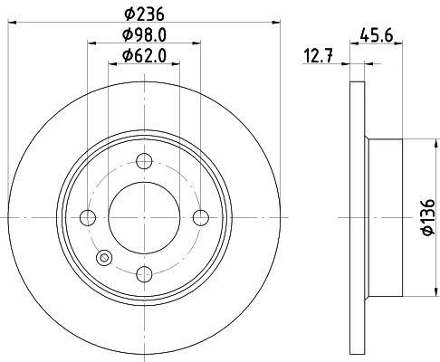 Brake Disc (MDC711)