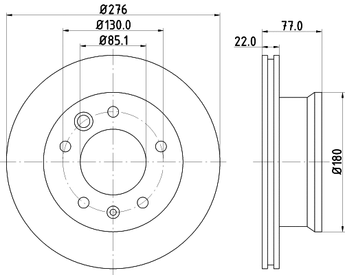 Brake Disc (MDC1037)