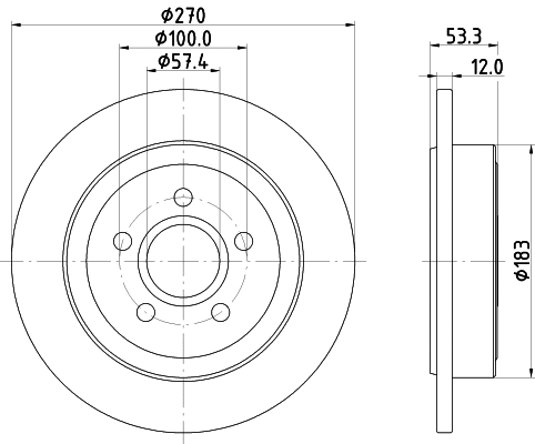 Brake Disc (MDC2707)