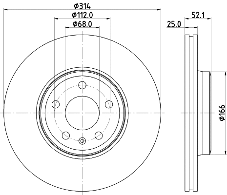Brake Disc (MDC2746)
