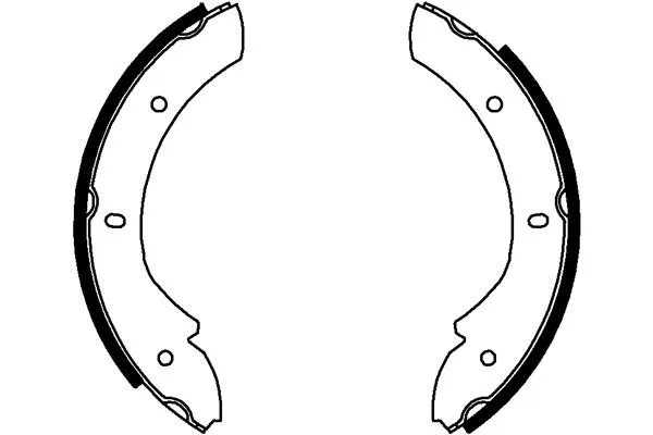 Brake Shoe Set, parking brake (MFR456)