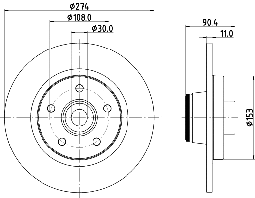 Brake Disc (MDC2614)