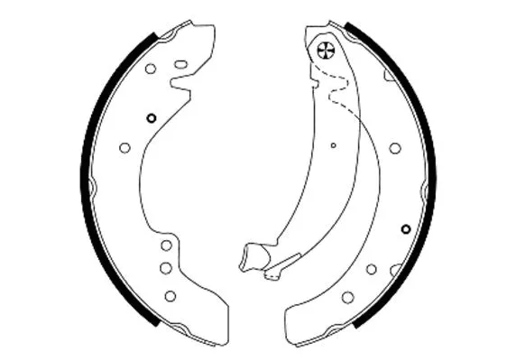 Brake Shoe Set (MFR402)