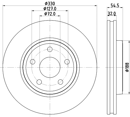 Brake Disc (MDC2684)