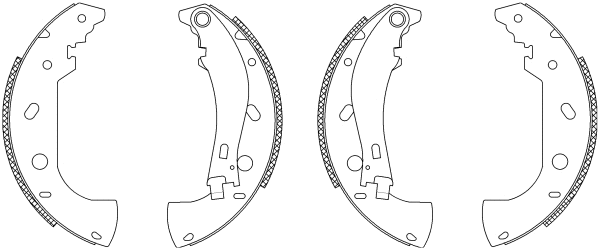 Brake Shoe Set (MSK162)