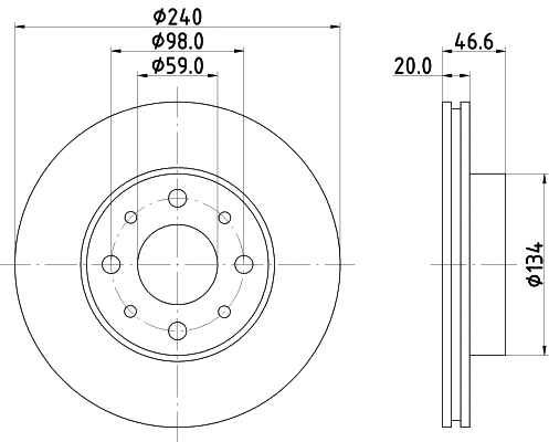 Brake Disc (MDC1970)