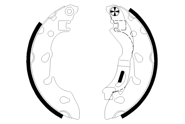 Brake Shoe Set (MFR730)