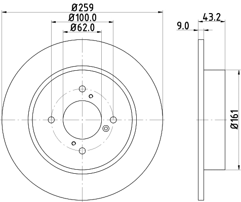 Brake Disc (MDC2267)