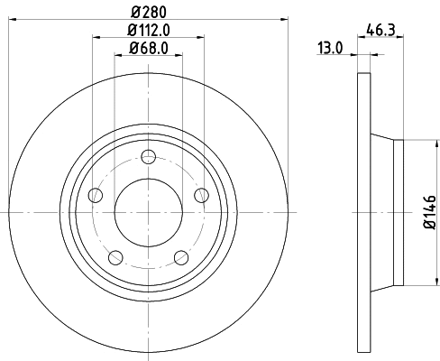 Brake Disc (MDC829)