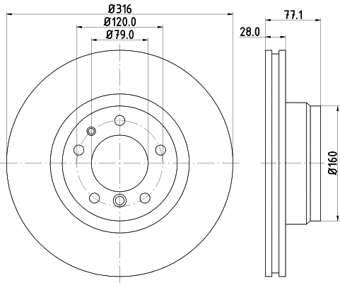 Brake Disc (MDC832)