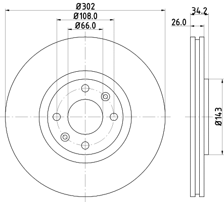 Brake Disc (MDC2032)