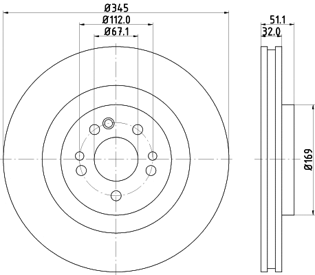 Brake Disc (MDC1467)